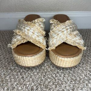 Women's Woven Platform Sandals